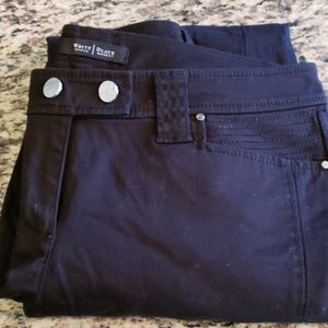 Black zip up pants